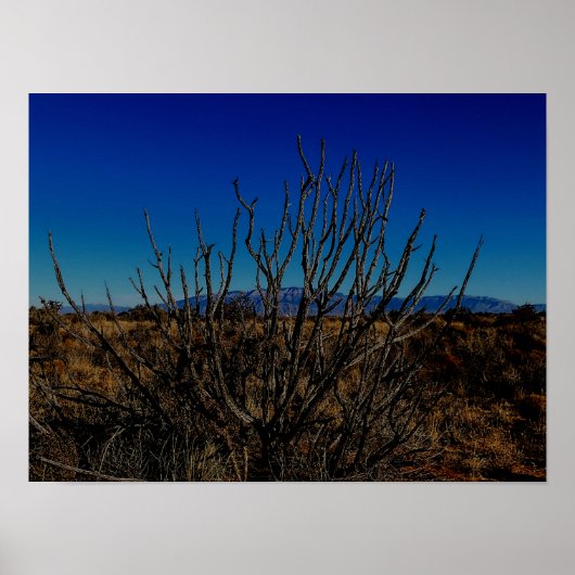 Poster Montagnes Sandia Albuquerque (Devant)