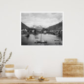 Poster Montagnes Trois Soeurs Sitka 1912 (Cuisine)