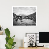 Poster Montagnes Trois Soeurs Sitka 1912 (Bureau à domicile)