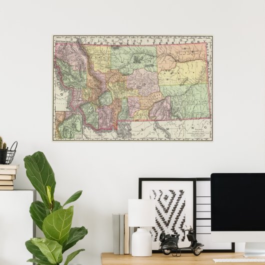 Poster Montana (Bureau à domicile)