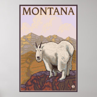 Poster Montana - Chèvre de montagne