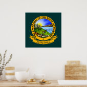 Poster Montana Seal (Cuisine)