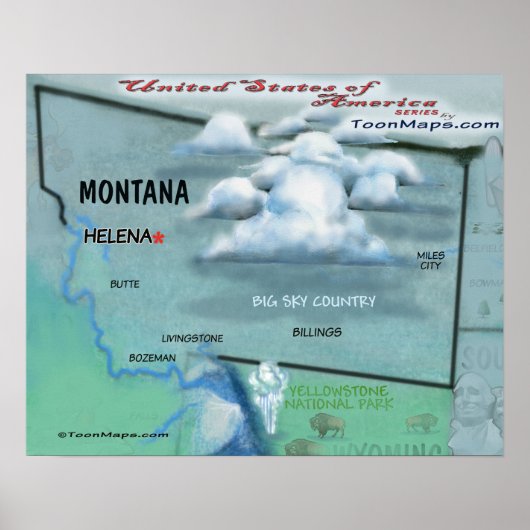 Poster Montana USA (Devant)