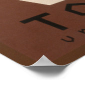 Poster Montana Voir États américains Réserve indienne (Coin)