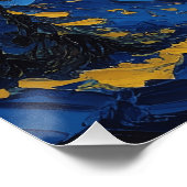 Poster Montañas al amanecer con resplandor (Coin)