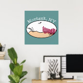 Poster Montauk (Bureau à domicile)