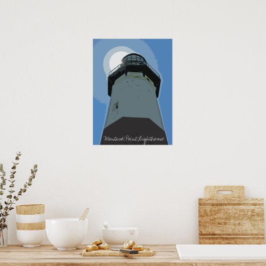 Poster Montauk point Lighthouse (Cuisine)