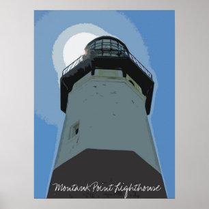 Poster Montauk Point Lighthouse