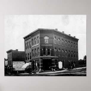 Poster Montclair, New Jersey, Crane Building, Vintage