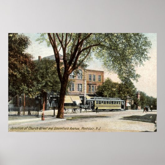 Poster Montclair NJ 1908 Vintage (Devant)