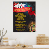 Poster Monte Carlo 26 x 36 (Cuisine)