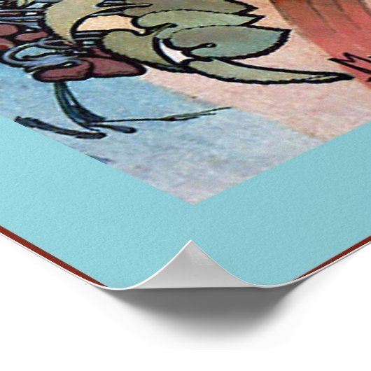 Poster Monte-Carlo ~ Alphonse Mucha (Coin)