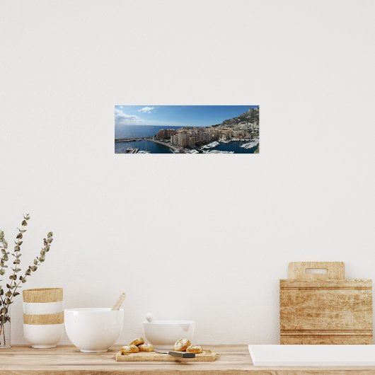 Poster Monte Carlo, Monaco (Cuisine)