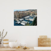 Poster Monte Carlo Monaco Marina et Condos (Cuisine)