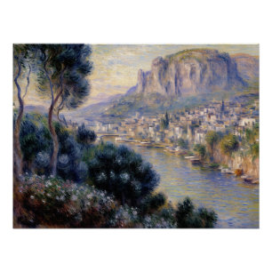 Poster Monte Carlo Vue de Roquebrune