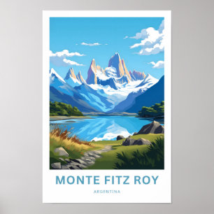 Poster Monte Fitz Roy Argentine Imprimer