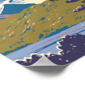 Poster Monte Fitz Roy Patagonia Travel Art Vintage (Coin)