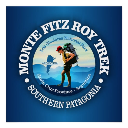 Poster Monte Fitz Roy Trek (C) (Devant)