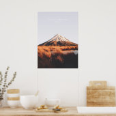Poster Monte Taranaki, New Zealand Travel Artwork (Cuisine)