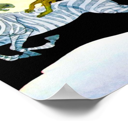 Poster Montée au clair de lune (Coin)