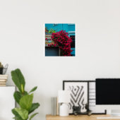 Poster Montée cramoisie (Bureau à domicile)