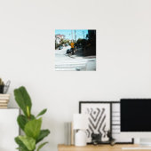 Poster Montée d'angle (Bureau à domicile)