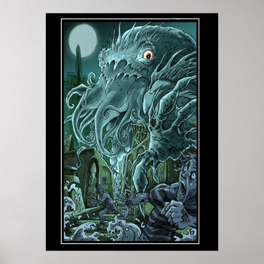 Poster Montée De Cthulhu (Devant)