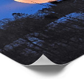 Poster Montée de la lune de neige (Coin)