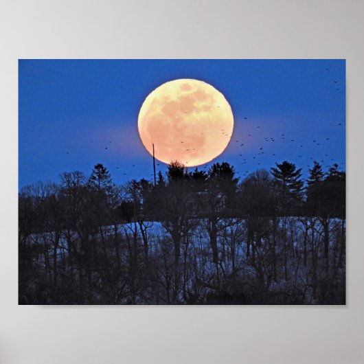 Poster Montée de la lune de neige (Devant)