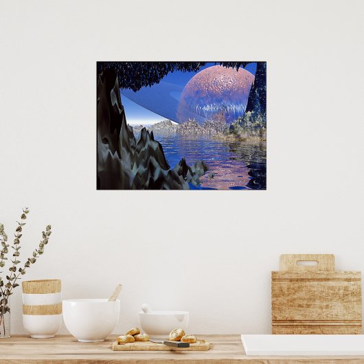 Poster Montée de planète (Cuisine)