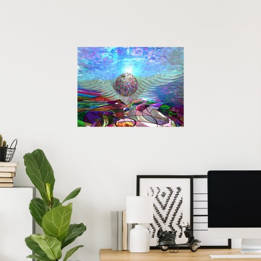 Poster Montée d'Icarus (Bureau à domicile)