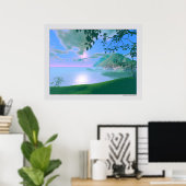 Poster Montée en flèche (Bureau à domicile)