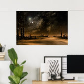 Poster Montée en galaxie (Bureau à domicile)