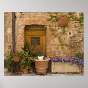 Poster Montefollonico, Val d'Orcia, province de Sienne, 2