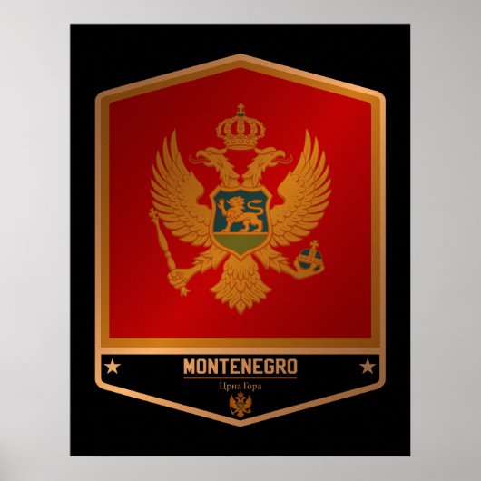 Poster Monténégro (Devant)