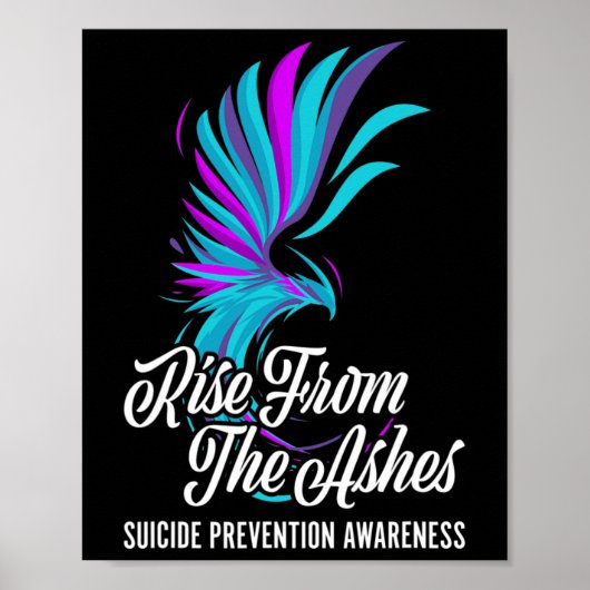 Poster Monter De Phoenix Les Ashes Prévention Suicide Awa (Devant)