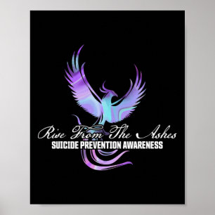 Poster Monter De Phoenix Les Ashes Prévention Suicide Awa