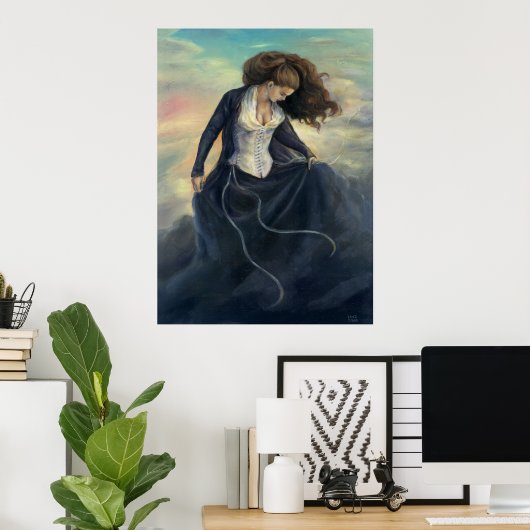 Poster Monter des nuages de tempête (Bureau à domicile)