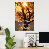 Poster Monter et briller (Bureau à domicile)