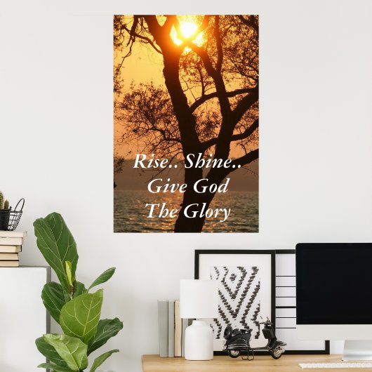 Poster Monter et briller (Bureau à domicile)