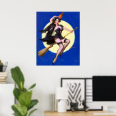 Poster Monter la broche de la lune vers le haut (Bureau à domicile)