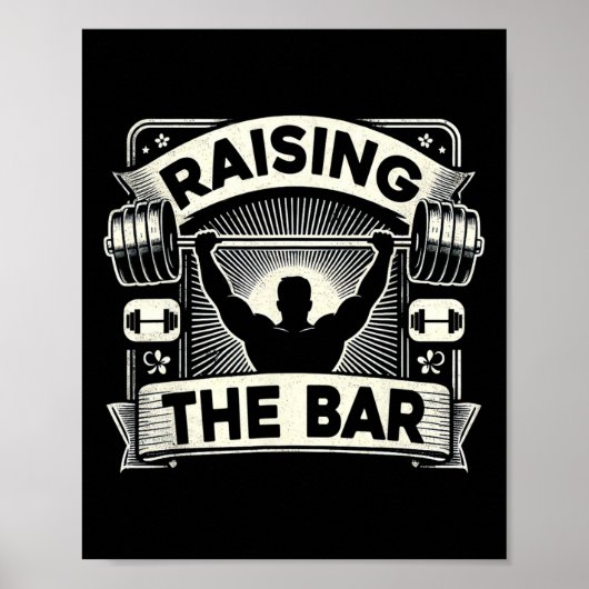 Poster Monter La Salle Du Bar Barbell (Devant)