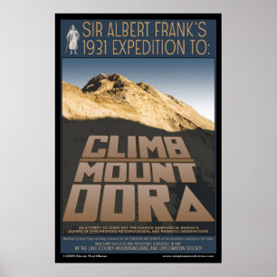 Poster Monter l'affiche du Mont Dora