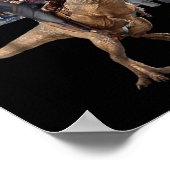 Poster Monter Un Dinosaure T-rex Soutenir Trump 2020 (Coin)