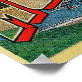 Poster Monterey, Californie - Scènes de grandes lettres 2 (Coin)