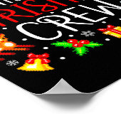 Poster Montessori Christmas Crew Matching Xmas  (Coin)