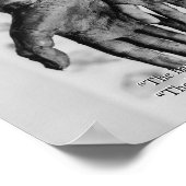 Poster Montessori Sensorial Hands Citation Keepsaké (Coin)