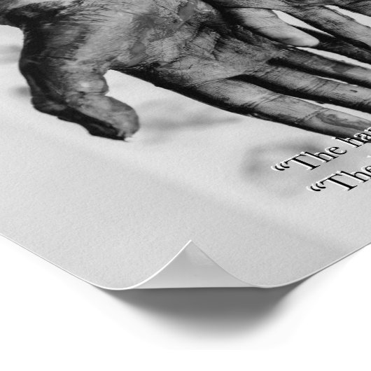 Poster Montessori Sensorial Hands Citation Keepsaké (Coin)