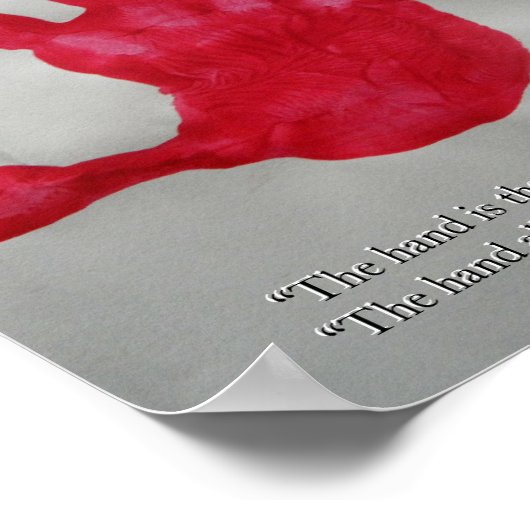 Poster Montessori Sensorial Peinture à la main conservati (Coin)