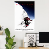 Poster Monteur de devis de motivation en haut (Bureau à domicile)